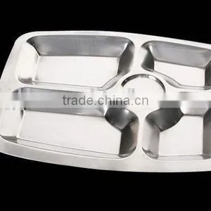 SS18/8 Stainless Steel Fast Food Tray thumbnail-3