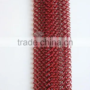 Customing Made Red Metal Wire Mesh Custom Room Divider thumbnail-3