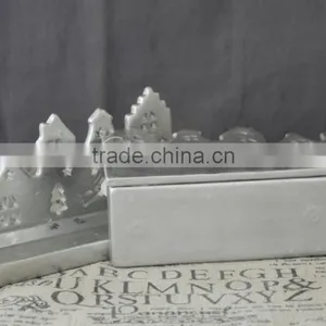 Christmas Indoor Decoration Tealight Plate Holder Silver Colour Wholesale thumbnail-3