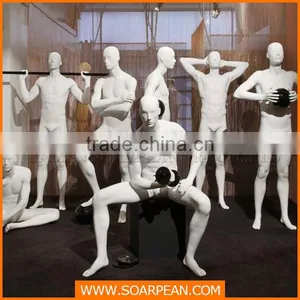Fiberglass Sporting Full Body Male Mannequin thumbnail-1