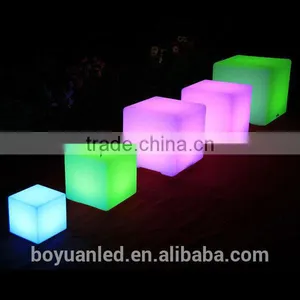 Durable Led Bar Stool, Waterproof Outdoor Stool With Rechargeable Led Light thumbnail-6