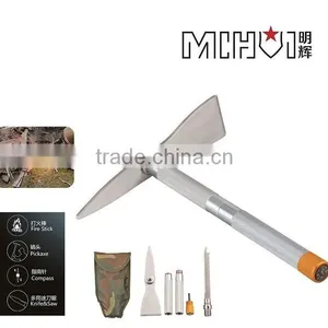 Multi Purpose Survival Shovel Multifunction Folding Outdoor Shovel thumbnail-4