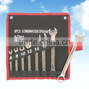 High Quality 8 Pcs Combination Spanner Set / Wrench Set thumbnail-1