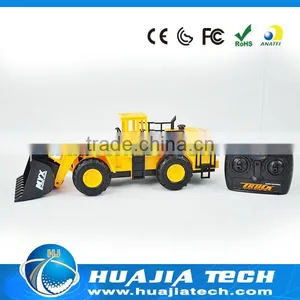 6CH RC Bulldozer Toy Car Kids Plastic Construction Toy thumbnail-1