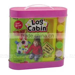 Wooden Log Cabin,wooden Toy for Kids,small House Toy thumbnail-1