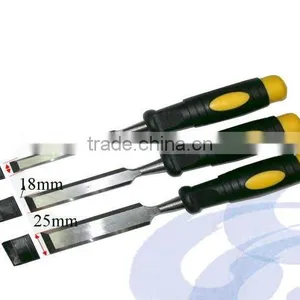 Woodworking Alloy Steel Chisels Set With Double-Color Handle thumbnail-1