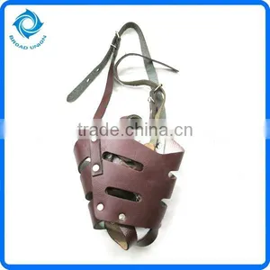 Dog Mouth Cover, Leather Muzzle, Pet Muzzle thumbnail-1