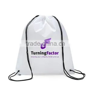 210D Nylon Custom Mesh Drawstring Pack/Bag/Backpack thumbnail-2