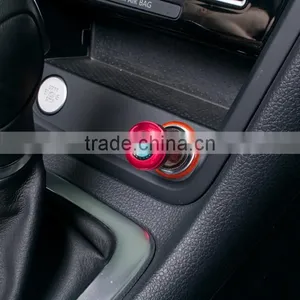 Red and White Color Universal Metal Plastic DC 12V Car Cigarette Lighter Plug thumbnail-3