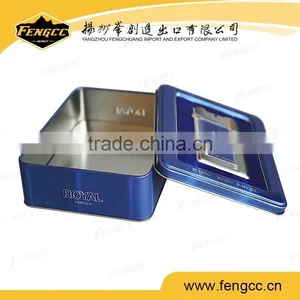 Customized Promotional Printed Square Metal Tin Box Chocolate Tin Box thumbnail-1