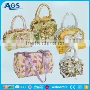 Luxury Golden and Silver Lovely Bowknot Design Tote Bag on Hot Sale thumbnail-1