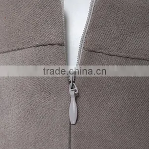 Newest Women's High Street Fashion Designe Sexy Grey Bandage Skirt thumbnail-4