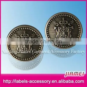 New Items Fashion Design Modern Popular 2015 Military Coat Buttons thumbnail-3