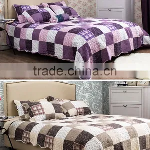 Bedspread and Matching Curtains, 100%polyester Material, Sofa Cover of Bedspread,stiching Bedspreads thumbnail-5