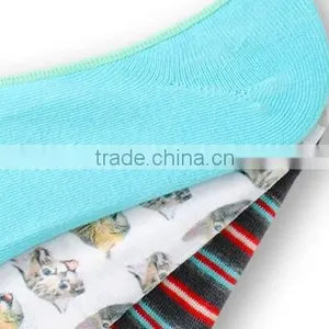 Wholesale Cheap Custom Girls No Heel Socks thumbnail-3