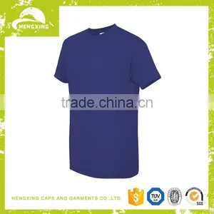 Hot Sale White O-neck Short Sleeve Plain Cotton T-shirt thumbnail-1