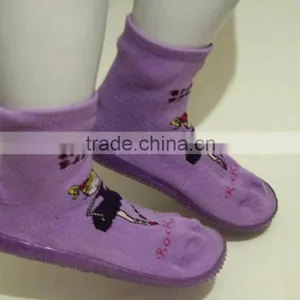 Custom Rubber Sole Socks Girls thumbnail-3