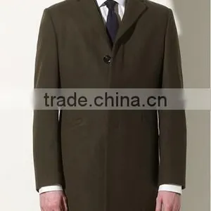 2014 Winter Season Latest Style Formal Occasion Slim Fit Mens Cashmere Men Coat thumbnail-1