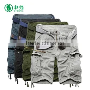 2017 HOT SALE New Style Summer Pure Cotton Six Pockets Men Short Pants thumbnail-1