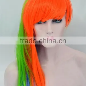 Halloween Party Christmas Costume Women Long Curly Wavy Full Wigs Hair Cosplay Party Wig thumbnail-4