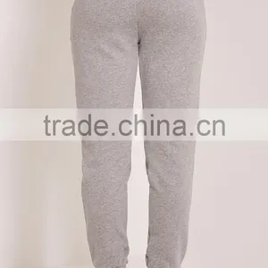 2017 High Quality Women Grey Jogger Pants French Terry Cotton Pants Sportwear Soft Cotton Pants Stretch Waist thumbnail-2