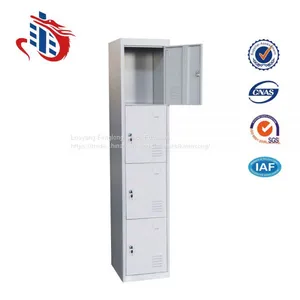 4 Door Workers Clothes Storage Cabinets Metal Locker Box thumbnail-2