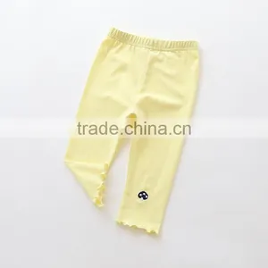 Wholesale Fashion Designer Cotton Spandex Girls Ruffle Pants and Kids Dress thumbnail-4