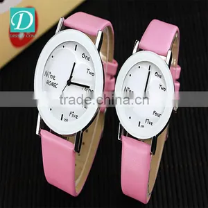 2016 Colorful Geneva Leather Casual Quartz Watch Student Wrist Watch thumbnail-1