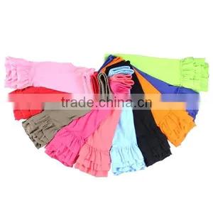 2016 High Quality Cotton Kids Ruffle Pants Children Boutique Clothes Girls Triple Ruffle Pants thumbnail-2
