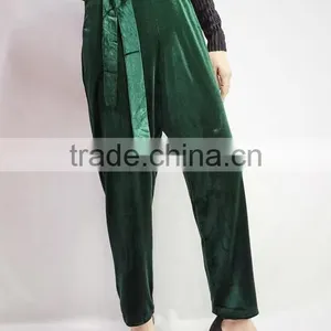 4665 Runwaylover High Waist Sexy New Design Velvet Sexy Pant thumbnail-1