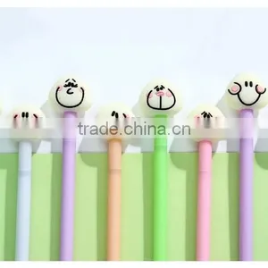 Cute Steamed Buns Pattern Cap Pen 0.5mm Plastic Ballpoint Pen thumbnail-5