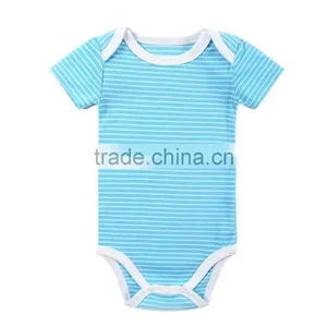 2017 Summer New Style Cotton Stripe Baby Jumper Jumpsuits One-piece Garment thumbnail-6