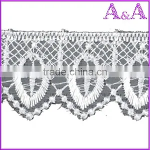 White Organza Lace for Wedding Dress thumbnail-3