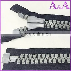 Whole Sale Resin Zipper,close End Plastic Zipper,big Size Zipper thumbnail-5