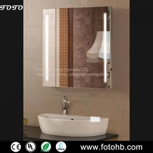 New Style Decorative Lighted Mirror For Bathroom Hotel thumbnail-3