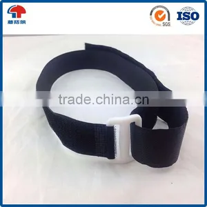 High Quality Magic Tape Plastic Buckle Adjustable Hook and Loop Strap Cable Tie thumbnail-4