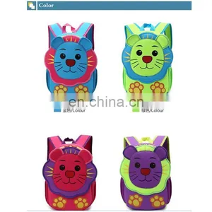 2017 Fashion Lion Picture Kids School Backpack Bag thumbnail-2