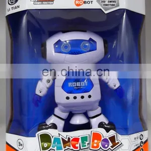 Battery Operated Dancing and Singing Remote Control Robot Toy With LED Light thumbnail-2