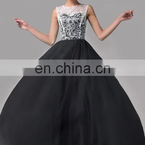 Grace Karin Elegant Sleeveless Off Shoulder Lace Prom Dresses White Floor Length Prom Dresses CL6108-3 thumbnail-4