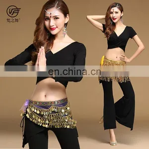 T-5188 Arabic Long Sleeve Wholesales Professional Belly Dance Costumes thumbnail-2