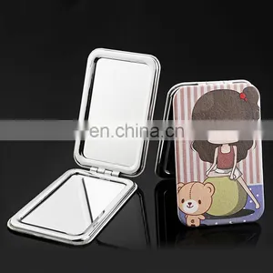 Unique Party Gifts Cosmetic pu Leather Mirror/decorative/makeup Mirror thumbnail-5