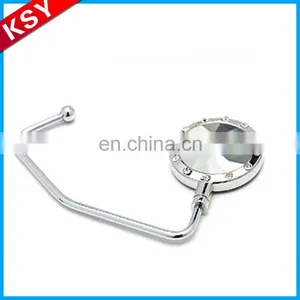Fine Workmanship Metal Table Square Shaped Foldable Bag Hook Magnetic Hanger thumbnail-3
