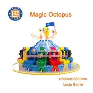 Zhongshan Theme Park Crazy Amusement Equipment Rides 16 Seat Magic Octopus up and Down Machine, Swing Kiddie Rides thumbnail-1