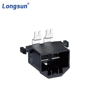 F639110 2 Pin PCB Header 12501-2AW-2 Male Delphi FCI Automotive Power Connector thumbnail-1