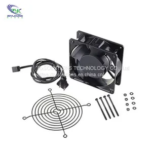 Black 8CM 8025 Ball Bearing Computer Case Cooling Fan With 1300RPM thumbnail-2