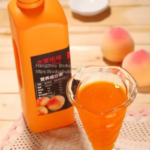 Juicy Peach Flavored Syrup (Concentrated) China Supplier Factory thumbnail-1