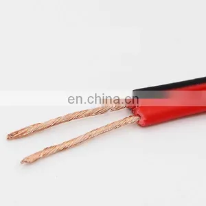 China Manufacturer Twin Core Parallel Cable Flat Cable PVC Speaker Cable thumbnail-5