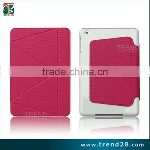 Kickstand Folding Leather Case for Ipad Mini thumbnail-2