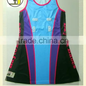 OEM Sublimation Sports Netball Dress thumbnail-1