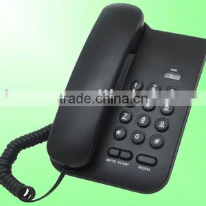 Cheap Analog Basic Land Line Telephone Without Display thumbnail-1